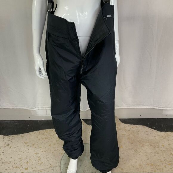 Obermeyer Vintage 90’s Ober Bib Insulated Ski Snow Board Overall Pant Black 20 - Picture 4 of 16